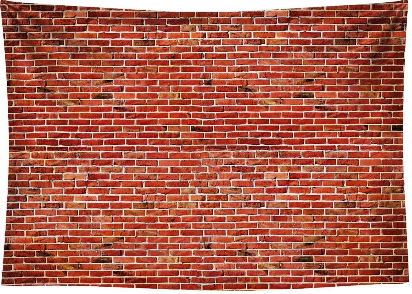 Red Brick Wall Backdrop Friends Themed Party Decorations Rustic Texture 7x5ft