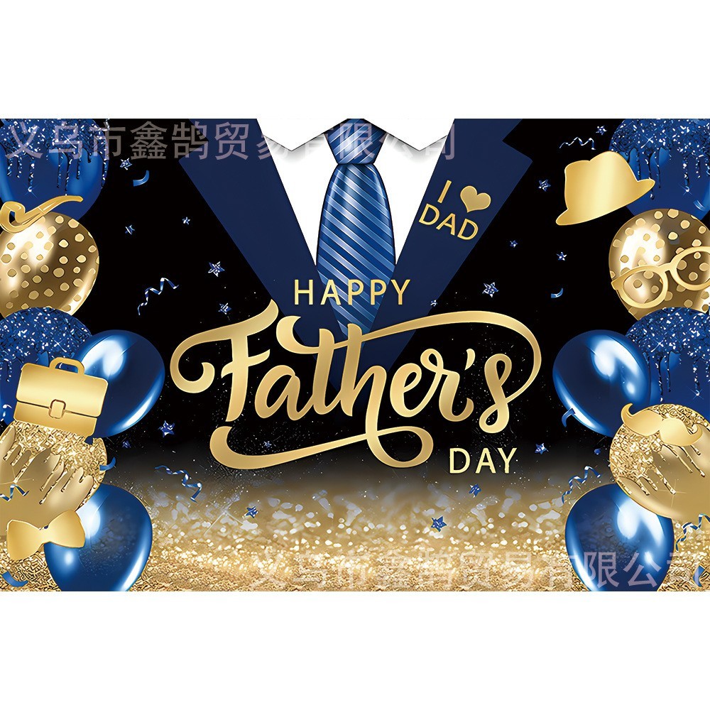Happy Father’s Day Backdrop Banner Feliz Dia Del Padre Party Photo Background