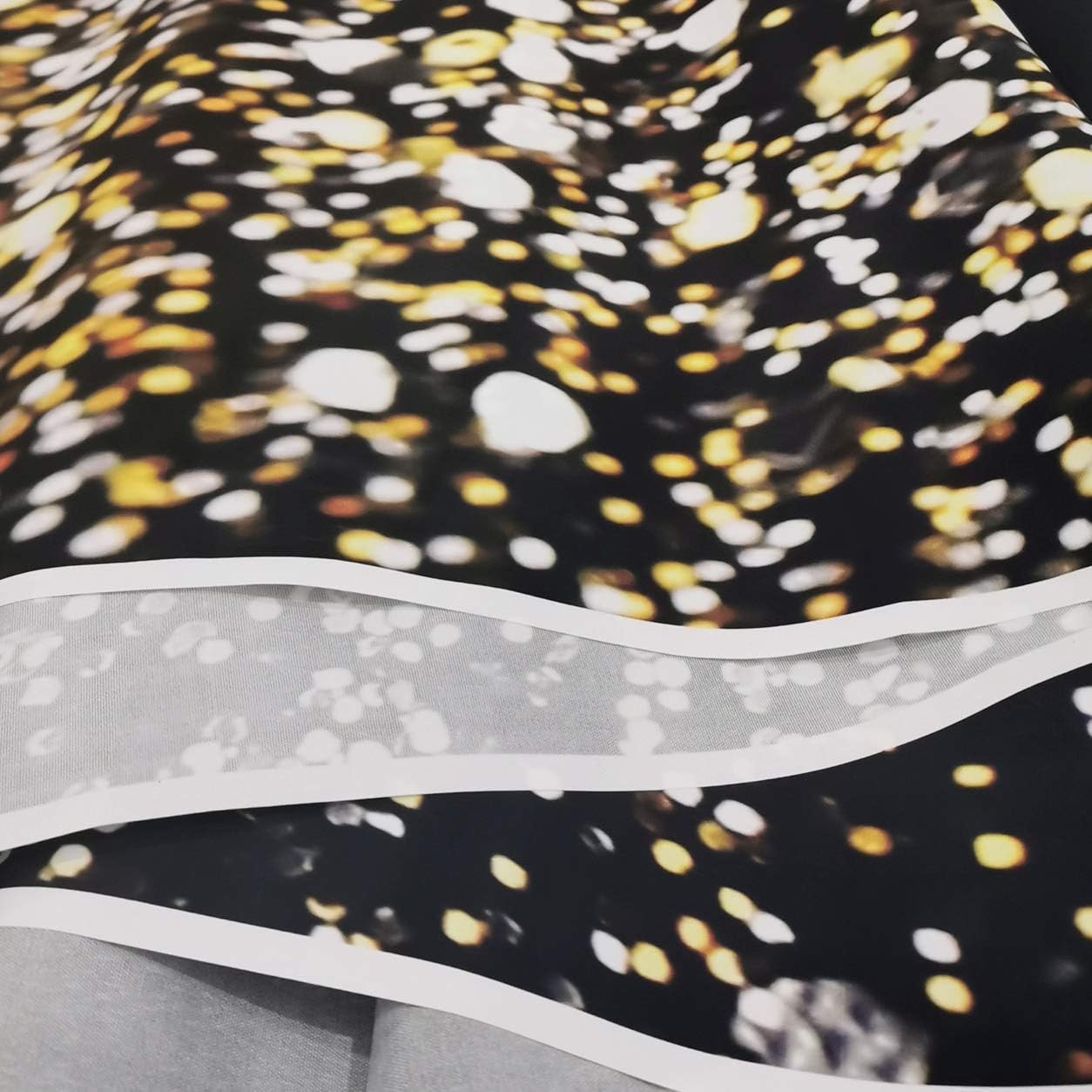 Chic Black and Gold Backdrop 7FTx5FT – Ideal for Parties and Studio Photography