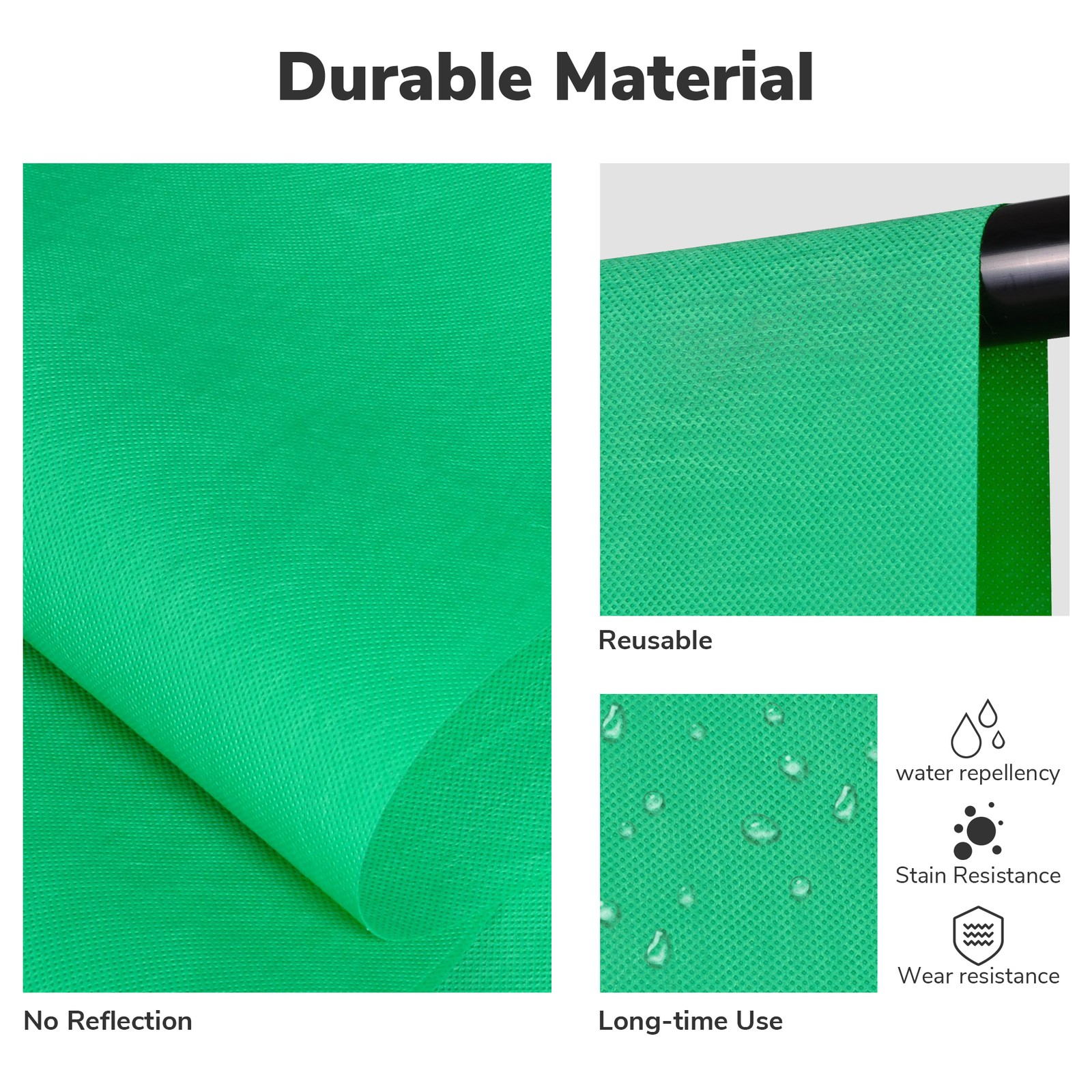 6.6×5.2ft Chromakey Photography Studio Non-woven Backdrop Background Screen