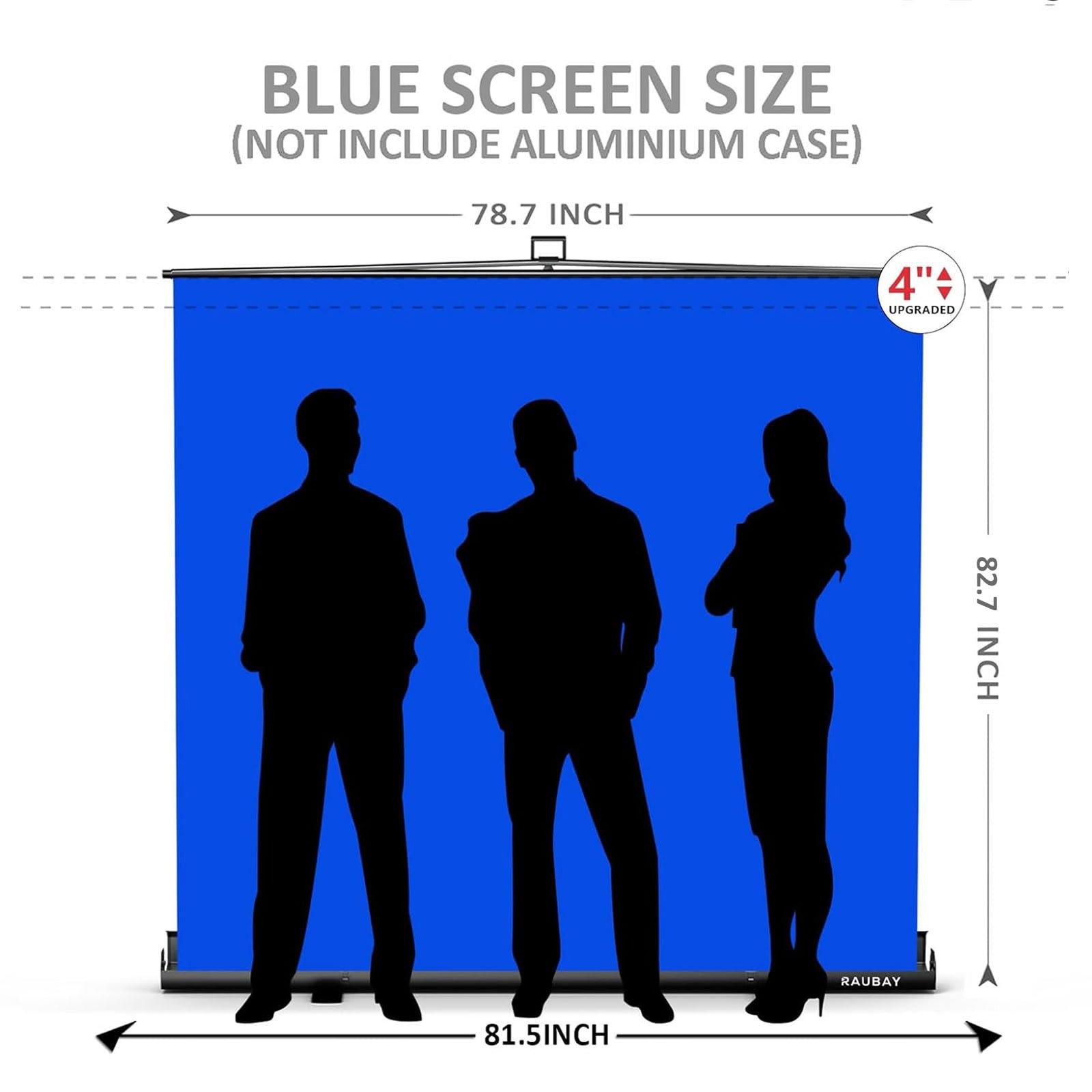 【Wider Style】 RAUBAY 78.7 x 82.7in Large Wider (78.7 x 82.7in), Blue