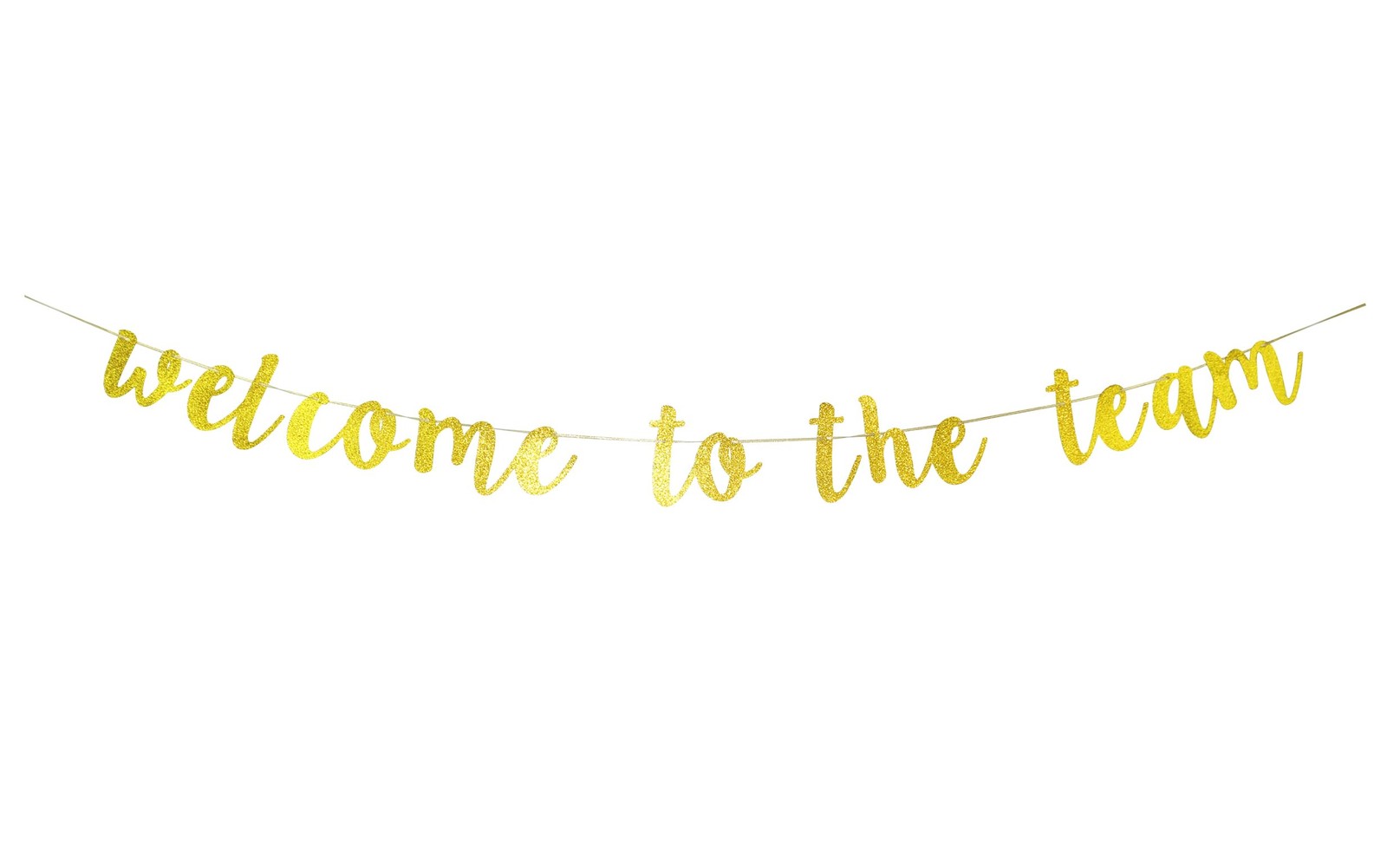 Etaredkj Gold Glitter Welcome to The Team Banner New Employee Member Welcome …