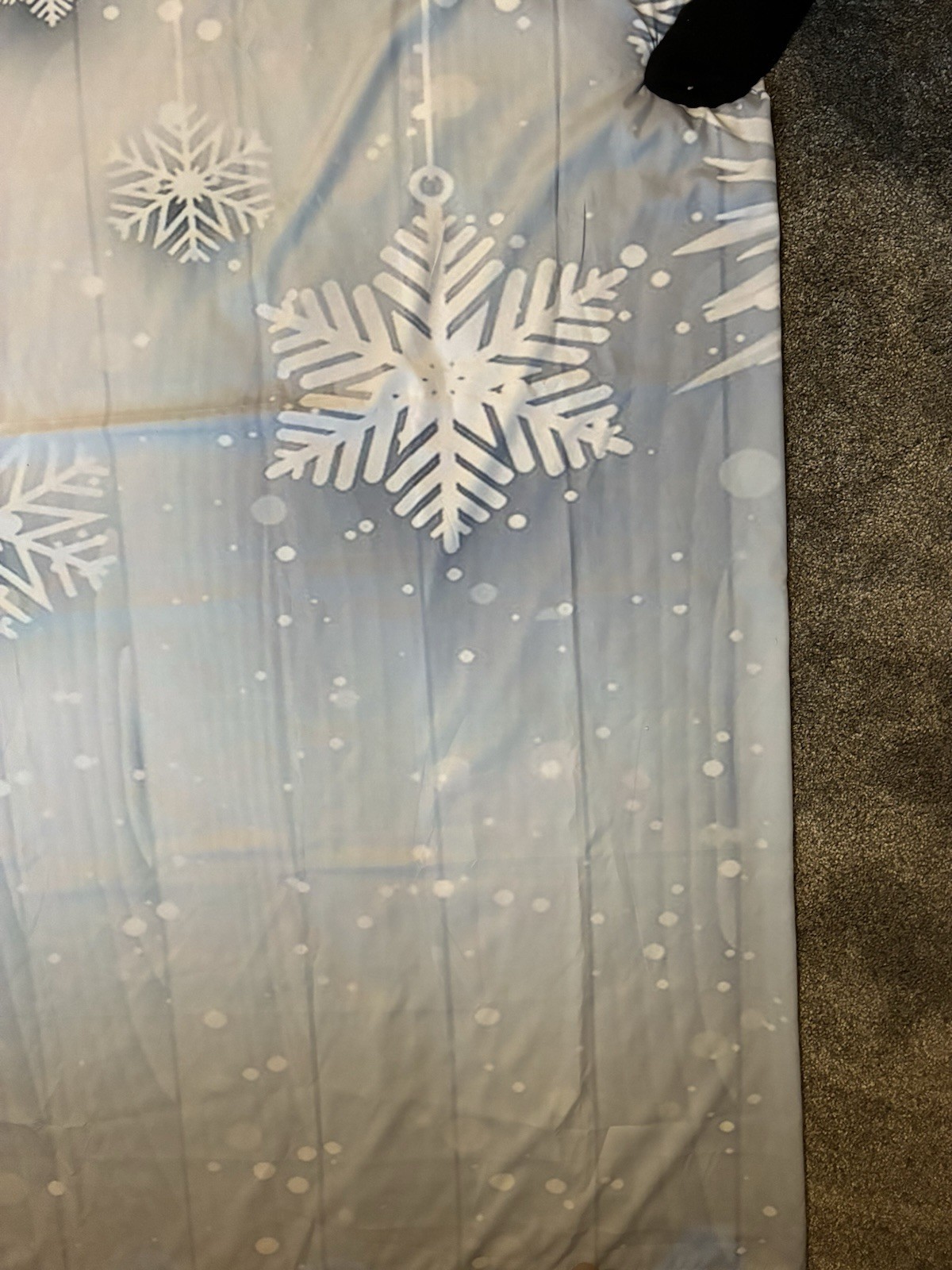 Blue Christmas Backdrop Or Cover, NWOT
