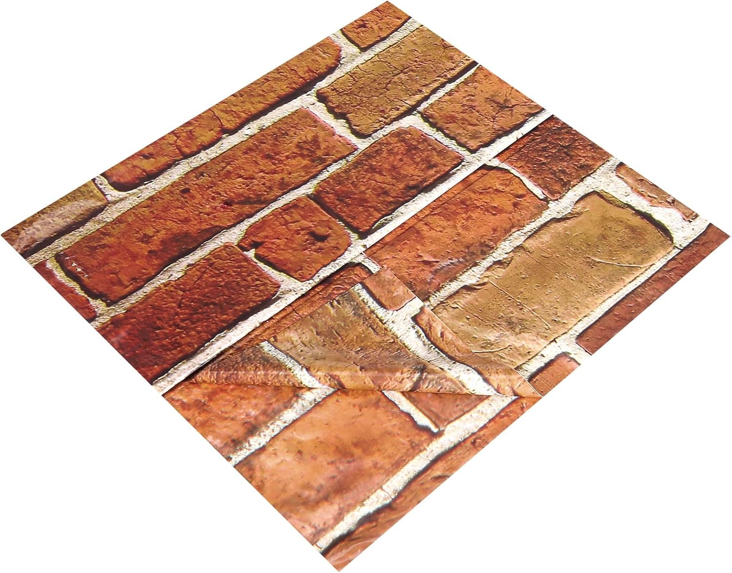 Chuangdi 4.5 x 9 Feet Brick Road Runner Novelty Aisle Floor Color