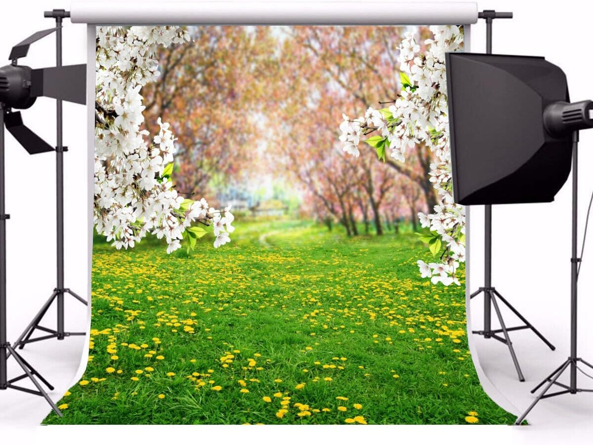 Yeele 7X7Ft Spring Scenic Backdrop for Photography Garden Flowers Background Flo