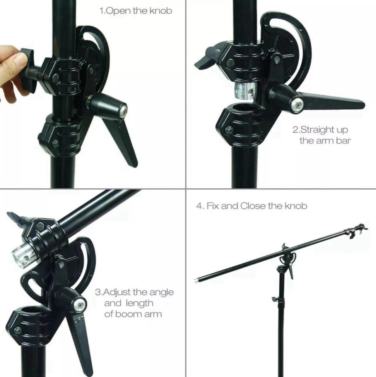 Photo/Video Bundle – 2x 6×9 Green Screens + 2x Boom Stands