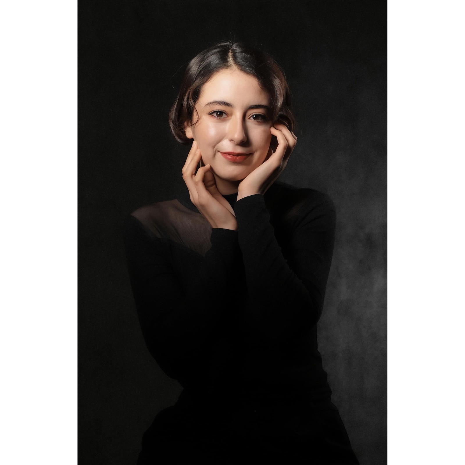 Grey Fabric Photo Backdrops Abstract Texture Headshots Portraits Studio 8×8 Ft