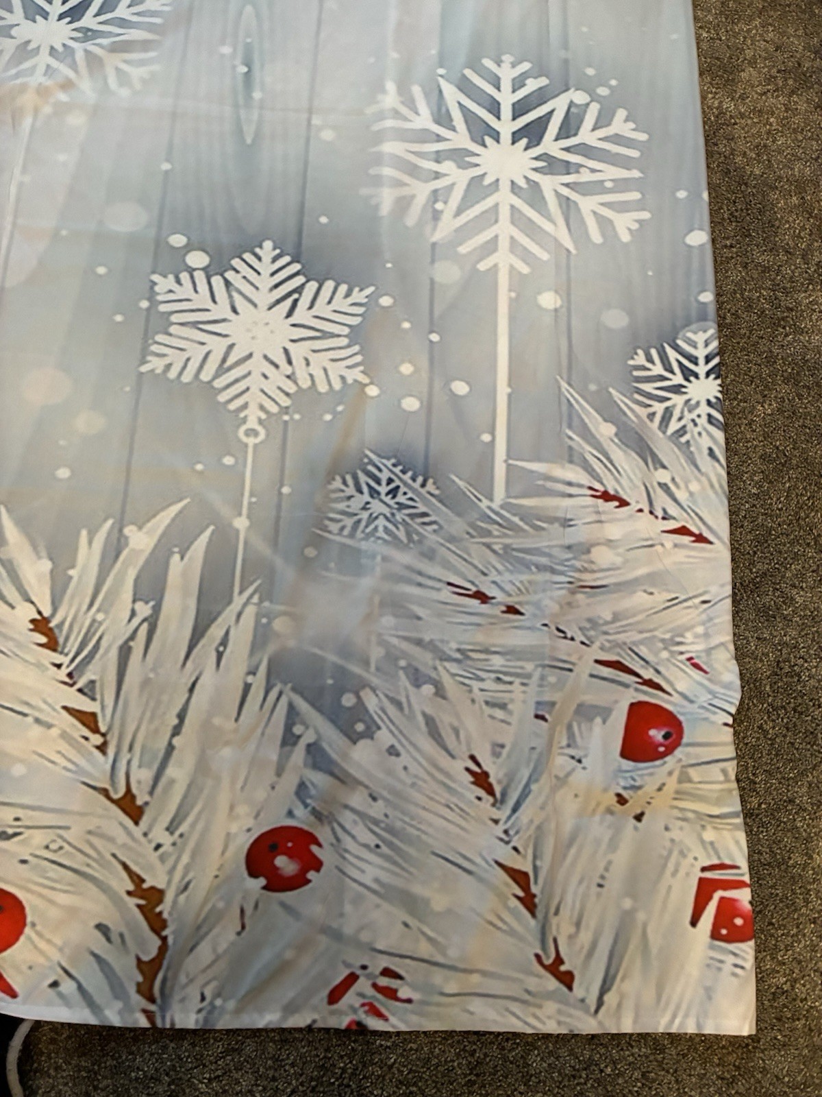 Blue Christmas Backdrop Or Cover, NWOT