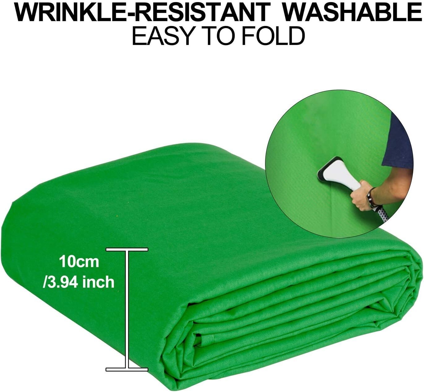 Green Screen Backdrop, 10 x 20 FT Photography Greenscreen Background for Stre…