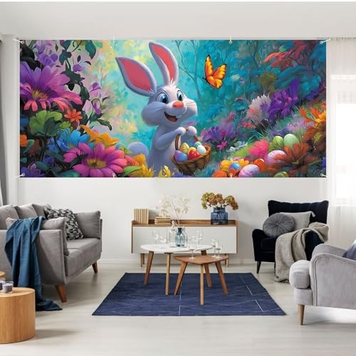 7 * 16FT Summer Garage Door Cover Decorations Sunset Palm Trees Garage Door