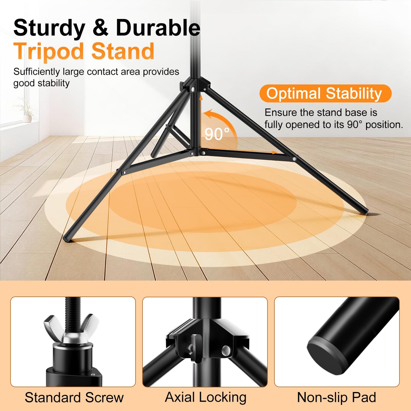 Backdrop Stand, Photo Video Studio 10 x 10FT Adjustable Backdrop Stand, Backg…