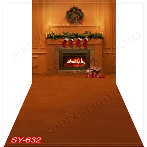 10’x20′ CP Christmas Season Scenic Microfiber Fabric background backdrop SY632