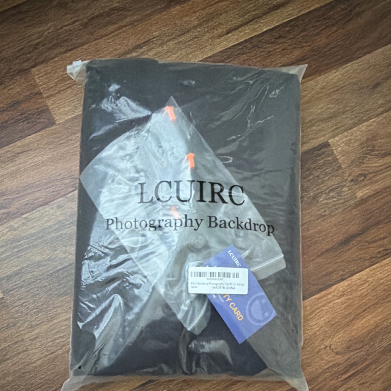 LCUIRC Black Plain Photography Backdrop 10x20ft Background