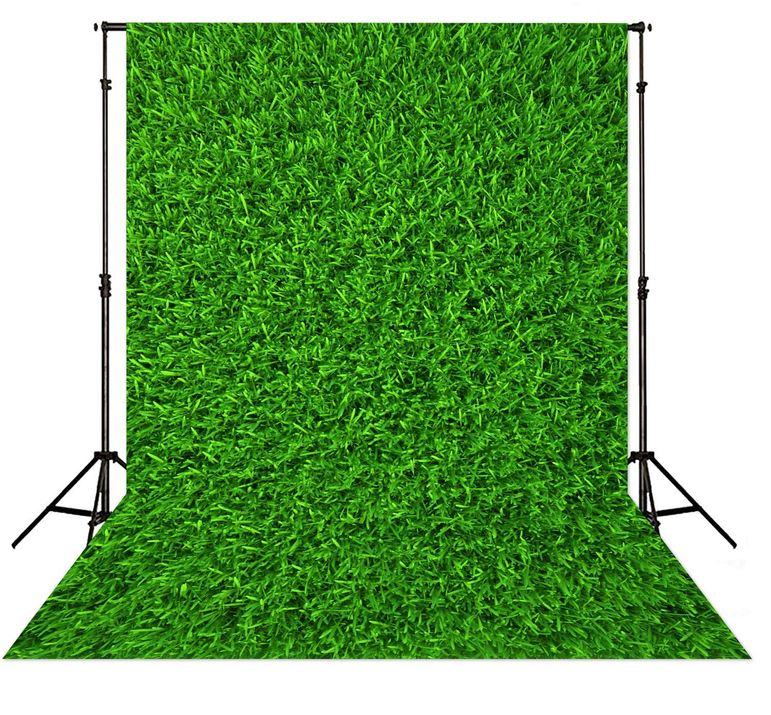 Nature Green Grass Backdrops 5X7FT Spring cotton polyester-5x7ft,
