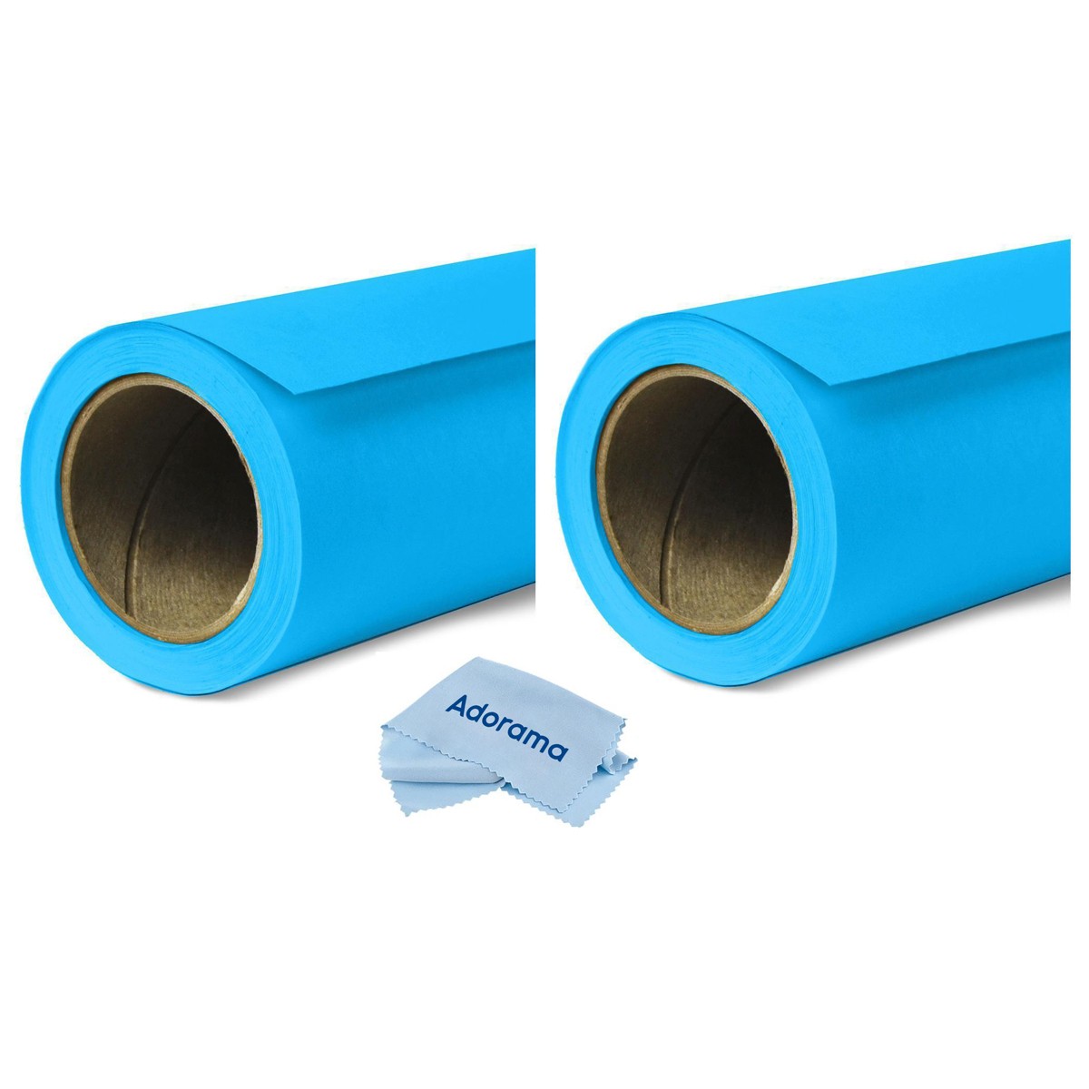 Savage 2 Pack Widetone Seamless Background Paper, 86″ wide x 36′ Blue Jay, #31 –
