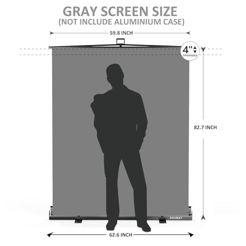 【Easy Set-Up】 59.8 x 82.7in Collapsible Gray Standard (59.8 x 82.7in) Grey