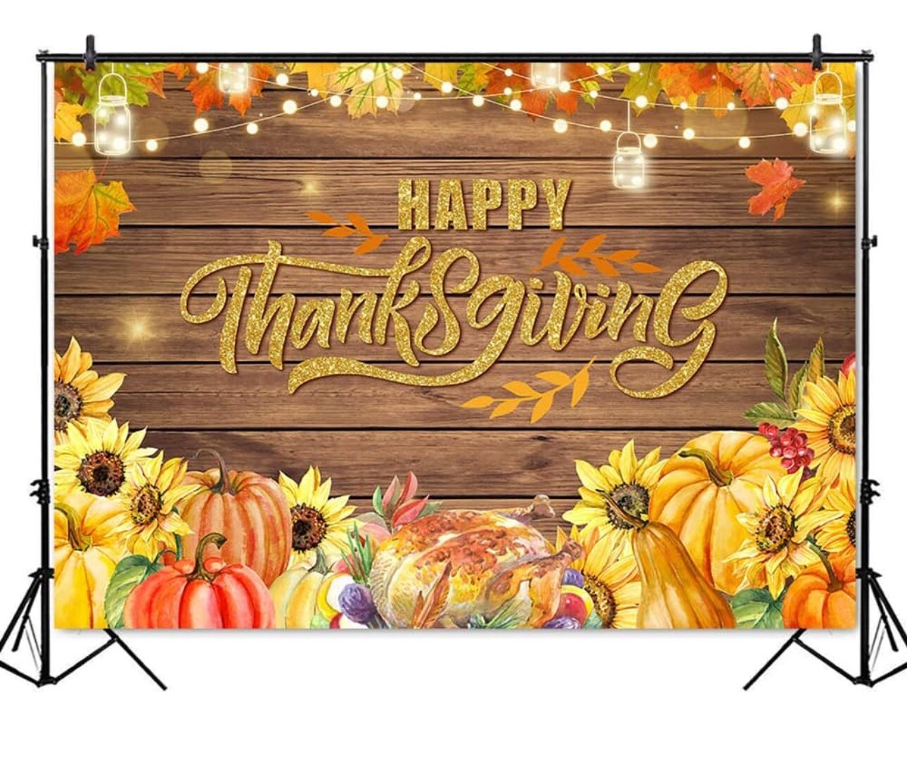 7×5 Backdrop Thanksgiving New 📦